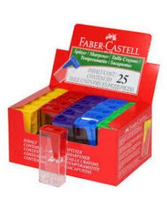 Temperówka plasitkowa KONTENER ICE mix kolor 581526 FABER-CASTELL