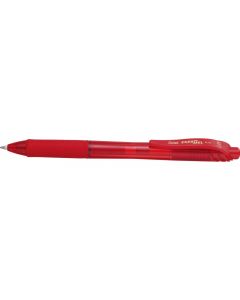 Pióro kulkowe PENTEL BL107 0.7mm czerwone z tuszem żelowym