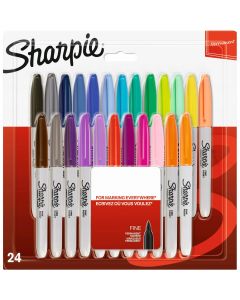 Markery permanentny SHARPIE FINE 24szt.-zestaw 2065405