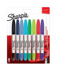 Markery permanentne SHARPIE TWIN TIP 8szt.-zestaw 2065409