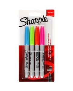 Markery permanentne SHARPIE FINE FUN 4kolory zestaw 2065403