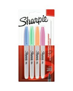 Markery permanentne SHARPIE FINE PASTEL 4 kolory -zestaw 2065402