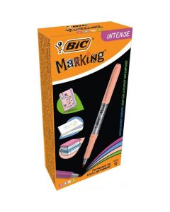 Markery BIC permanentne INTENSE zielony, brzoswkinia, błękitny,fiolet po3szt. 950469