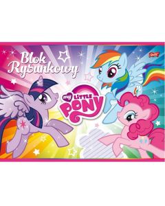 Blok rys. A4,20k. ML PONY MY LITTLE PONY *0544 ST.MAJEW