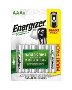 Akumulatorek ENERGIZER Power Plus AAA/HR03 700mAh Ni-MH MAXI PACK (6szt)