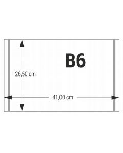 Okładka samoprzylepna B6 mała (25) BIURFOL wym.26.5x42cm OZ-56