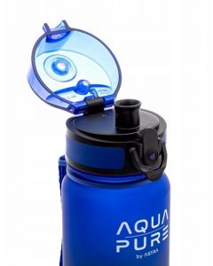 Bidon AQUA PURE blue/black 400ml 511023004 ASTRA