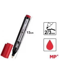 Marker permanentny czerwony 2-3mm PE486R-S MP Poland