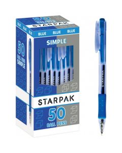 Długopis automatyczny SIMPLE niebieski 363606 STARPAK