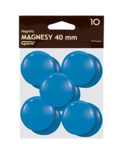 Magnesy 40mm niebieskie (10szt.) 130-1702 GRAND