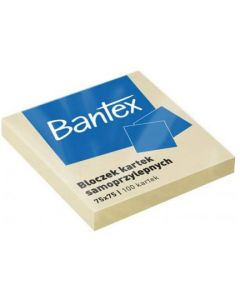 Bloczek samoprzylepny 75x75mm 100k 400086384 BANTEX