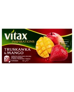 Herbata VITAX INSPIRATIONS (20 torebek) 40g Truskawka & Mango