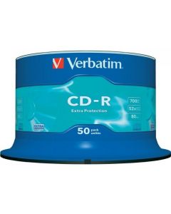 Płyta CD-R 700MB VERBATIM cake (50szt) Extra Protection 43351