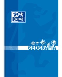 Brulion A5 80k kratka margines szyty GEOGRAFIA 400128287 OXFORD