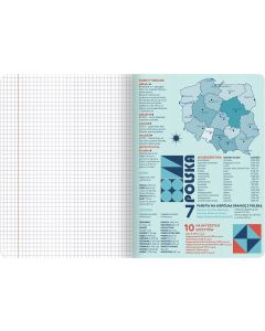 Zestaw zeszytów A5 60k (6szt) j.polski matematyka biologia historia j.angielski geografia TOP 2000