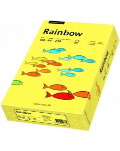 Papier ksero A4 160g RAINBOW R16 żółty 250ark 88042351