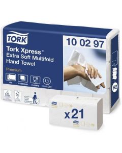 Ręcznik ZZ TORK H2 biały PREMIUM Extra SOFT celuloza 100297