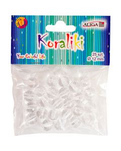 Koraliki plastikowe 12mm (25) PJ-0637 ALIGA