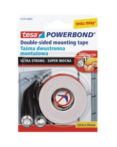 Taśma montażowa dwustronna 19mm x 1.5m Powerbond 55791-00003-01 TESA