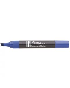 Marker permanentny SHARPIE W10 ścięty niebieski S0192693