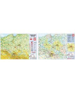 Podkład dwustronny MAPA POLSKI 59x41.7cm 0318-0049-99 P PANTA PLAST