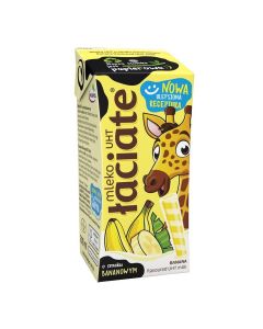 Mleko ŁACIATE UHT 200ml (12 sztuk) bananowe