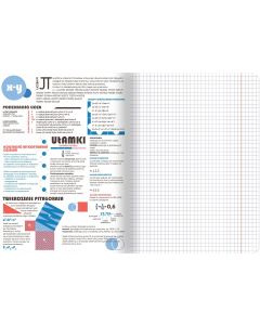 Zeszyt A5 60k kratka 70g ze ściągami MATEMATYKA 400169455 TOP 2000