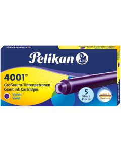 Naboje długie fioletowe (5) PELIKAN 310664