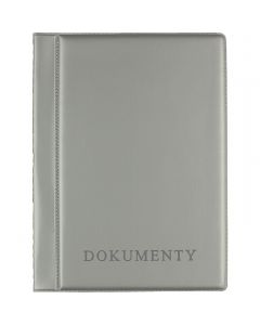 Okładka na dokumenty mini silver KOD-03-01 BIURFOL