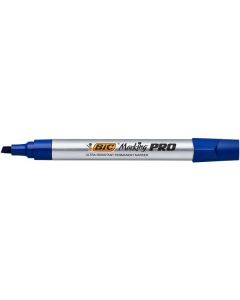 Marker permanentny PRO niebieski ścięta końcówka 964803 BIC