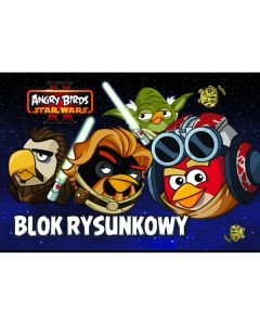 Blok rysunkowy A4 20k ANGRY BIRDS STAR WARS UNIPAP 0411