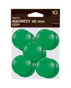 Magnesy 40mm zielone (10szt.) 130-1703 GRAND