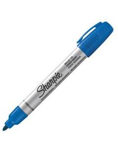 Marker pernamentmy SHARPIE niebieski okrągła końcówka obudowa metalowa S0945730