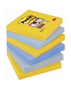 Bloczek samoprzylepny 76x76mm 90k mix kolorów (6szt) POST-IT Super Sticky New York 654-6SS-NY 70007042446 3M