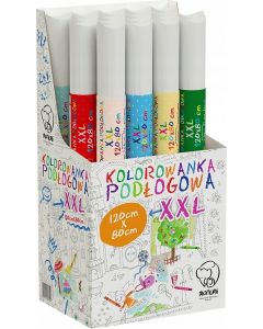 Kolorowanka podłogowa XXL 120x80cm Pojazdy PP-000110 MONUMI