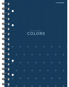 Kołozeszyt A4 80k kratka COLORS 400169233 TOP 2000