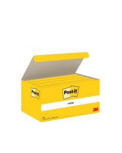 Bloczek samoprzylepny 38x51mm 100k żółty (3szt) kartonik POST-IT 653 3M-4064035092