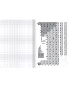 Zeszyt A5 60k kratka margines ściągi CHEMIA 400181528 TOP 2000