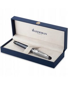 Pióro wieczne Expert Deluxe Metalic grafitowy F CT 2187688 WATERMAN