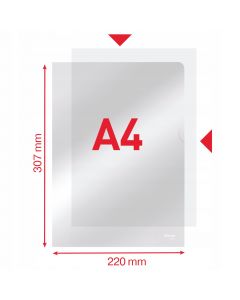 Ofertówki krystaliczne A4 105 mic. (100szt) ESSELTE 56218