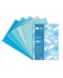 Blok A4 20k 170g 5 kolorów DECO BLUE HA 3717 2030-032 HAPPY COLOR