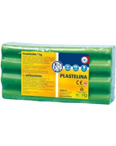 Plastelina Astra 1 kg zielona jasna 303111016 ASTRA