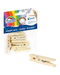 Ozdoby drewniene FIORELLO GR-WD645 spinacz duży (12) 170-2518