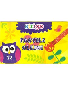 Pastele olejne 12 kolorów STRIGO SSC027
