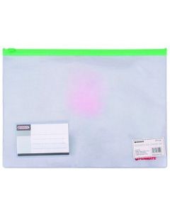 Teczka kopertowa B5 PP zamek strunowy zielony F55 TT6691 PENMATE