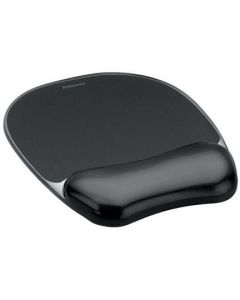 Podkładka pod mysz i nadgarstek FELLOWES Crystal czarna 9112101