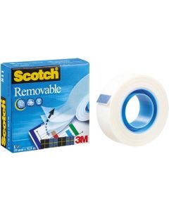 Taśma odklejalna 19x33m matowa 3M SCOTCH MAGIC 811 w pudełku 70016072848