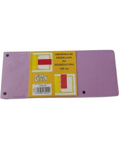 Przekładki 98x240 wąskie(100) fioletowe GIMAR