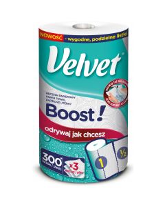 Ręcznik papierowy VELVET BOOST Super Strong