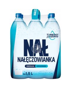 Woda mineralna NAŁĘCZOWIANKA 1.5L (6szt) niegazowana z kaucją